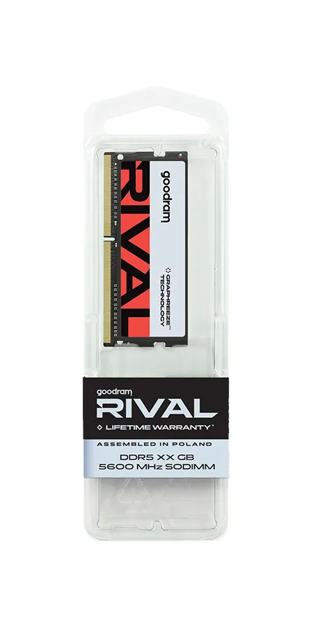 Goodram SODIMM DDR5 2x32GB 5600MHz CL40 DR RIVAL GGEES5-56L40/64GDC Hafıza Birimleri