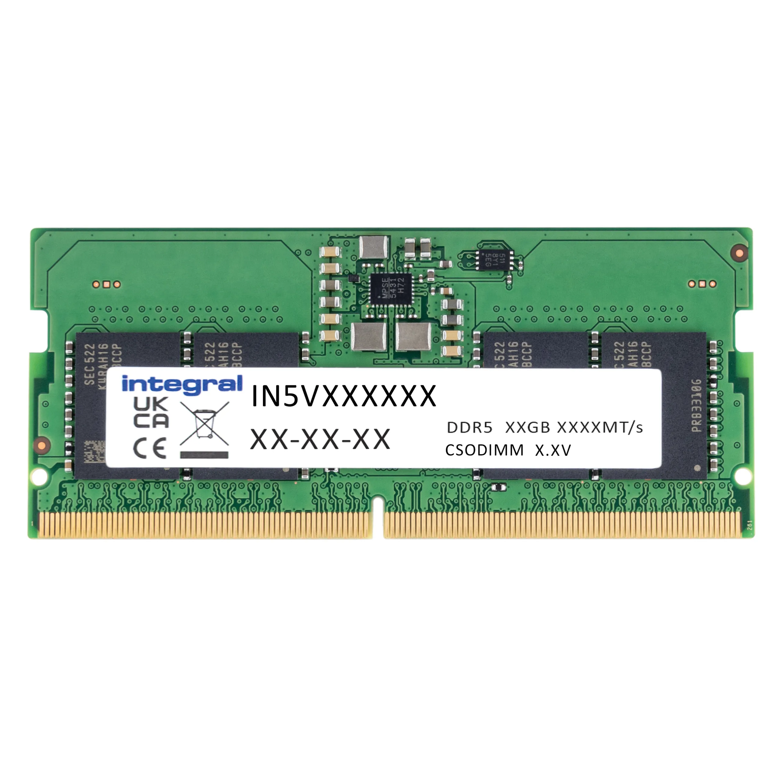 Integral IN5V8GCKWAX RAM Bellek Hafıza Birimleri