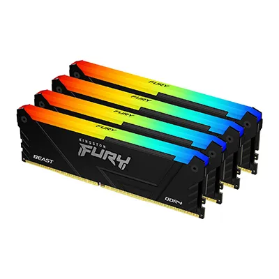 Kingston Technology FURY Beast RGB KF436C17BB2AK4/32 32 GB (4x8GB) DDR4 DIMM RAM Bellek Hafıza Birimleri