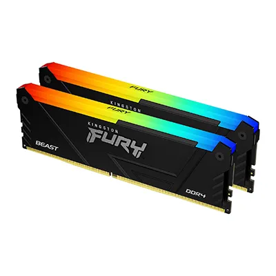 Kingston Technology FURY Beast RGB KF437C19BB12AK2/32 32 GB (2x16GB) DDR4 DIMM RAM Bellek Hafıza Birimleri