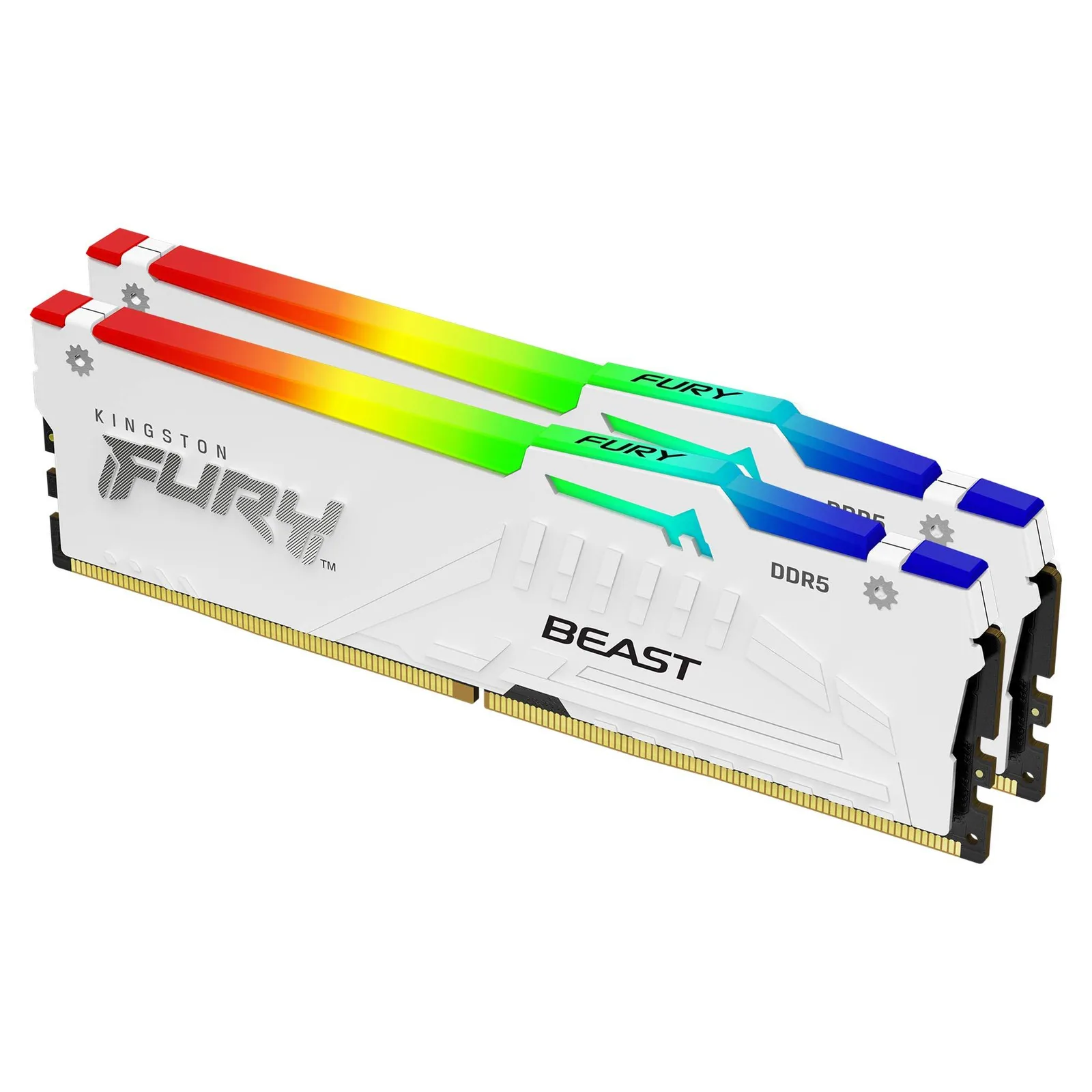 Kingston Technology FURY Beast RGB KF564C32BWAK2-32 32 GB (2x16GB) DDR5 DIMM RAM Bellek Hafıza Birimleri