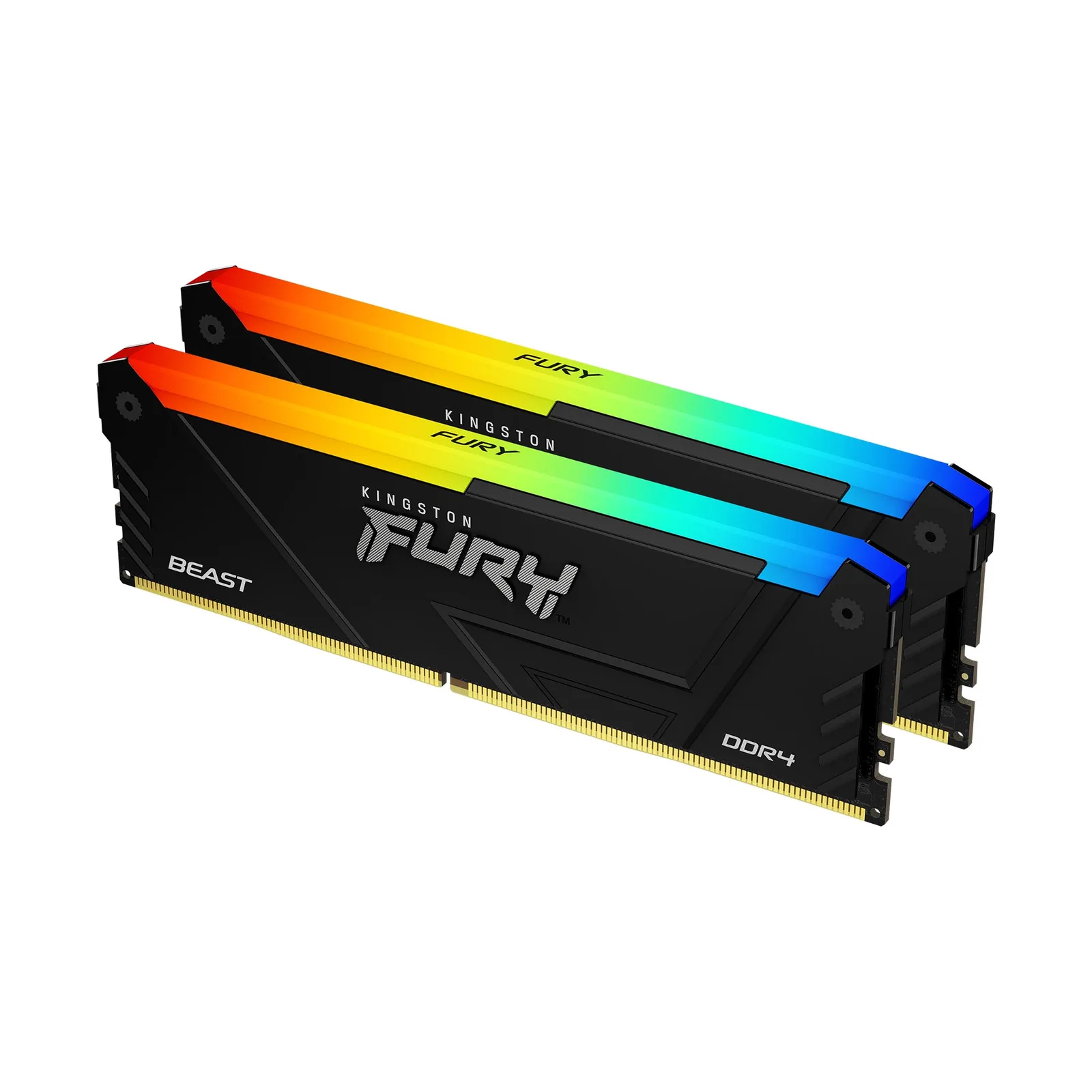 Kingston Technology FURY Beast RGB KF436C18BB2AK2/32TR 32 GB (2x16GB) DDR4 DIMM RAM Bellek Hafıza Birimleri