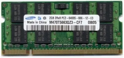 Samsung 2GB, DDR II SDRAM, 667MHz, soDIMM M378T5663RZ3-CE6 Hafıza Birimleri