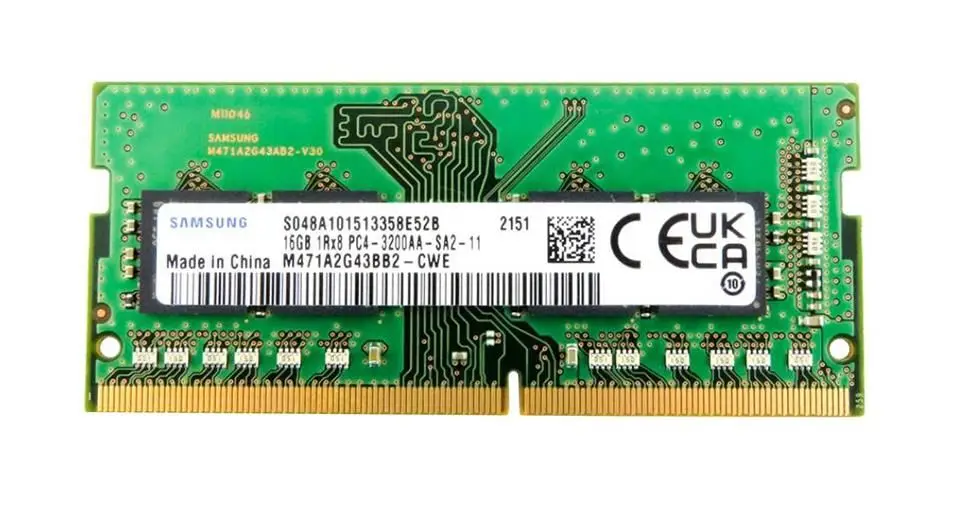 Samsung M471A2G43BB2-CWE Samsung 16GB DDR4 3200MHz PC4-25600 SODIMM