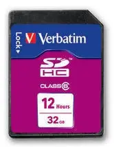 Verbatim HD Video SDHC 32GB 12 Hours 44032