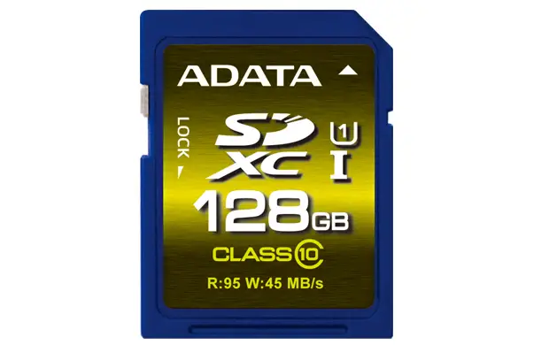 ADATA 128GB SDXC UHS-I U1 ASDX128GUI1CL10-R