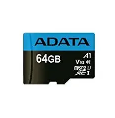 ADATA 64GB, microSDHC, Class 10 AUSDX64GUICL10A1-R