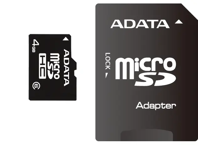 ADATA microSDHC 4GB class6 AUSDH4GCL6-RA1