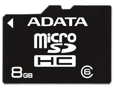 ADATA microSDHC 8GB class6 AUSDH8GCL6-R