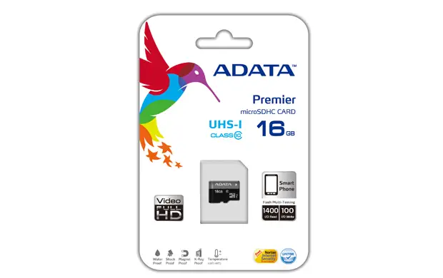 ADATA Premier microSDHC UHS-I U1 Class10 16GB AUSDH16GUICL10-R
