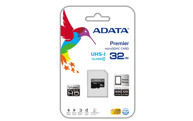 ADATA Premier microSDHC UHS-I U1 Class10 32GB AUSDH32GUICL10-R