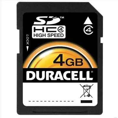 Duracell 4GB SDHC DU-SD-4096-C