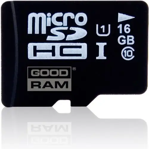 Goodram 16GB microSDHC Class 10 UHS-I w/ microSD Adapter SDU16GHCUHS1AGR