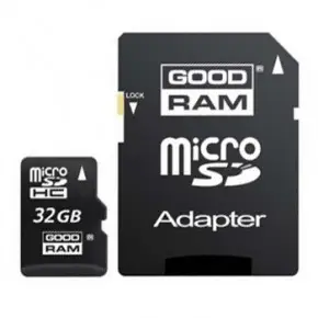 Goodram 32GB microSDHC Class 10 w/ microSD Adapter SDU32GHC10AGRR10
