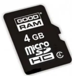 Goodram 4GB microSDHC Class 4 SDU4GHCGRR10