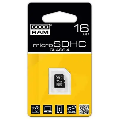 Goodram microSDHC class 4 16GB SDU16GHCGRR10