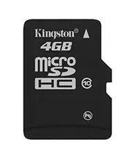 Kingston Technology 4GB microSDHC Card SDC10/4GBSP