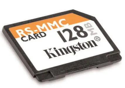 Kingston Technology 128MB Reduced-Size MultiMediaCard MMCRS/128