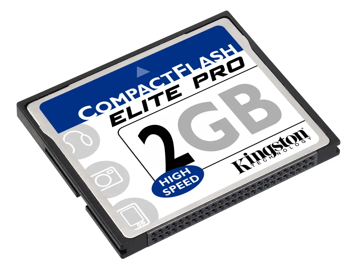 Kingston Technology 2048MB CompactFlash Elite Pro Card (Single Level Cell) CF/2GB-S