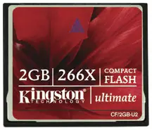 Kingston Technology 2GB CompactFlash Ultimate 266X CF/2GB-U2