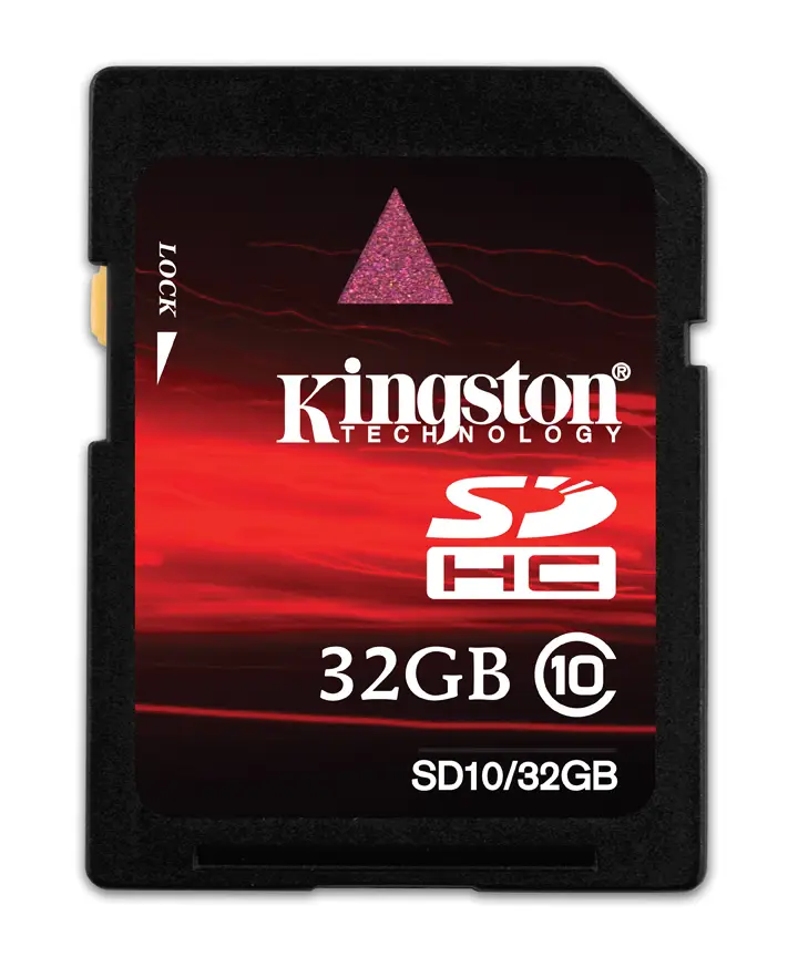 Kingston Technology 32GB SDHC Card SD10/32GB