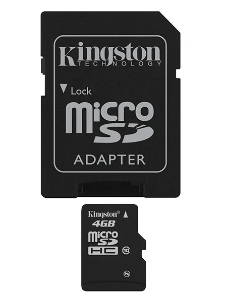 Kingston Technology Kingston 4GB microSDHC Card Flaş