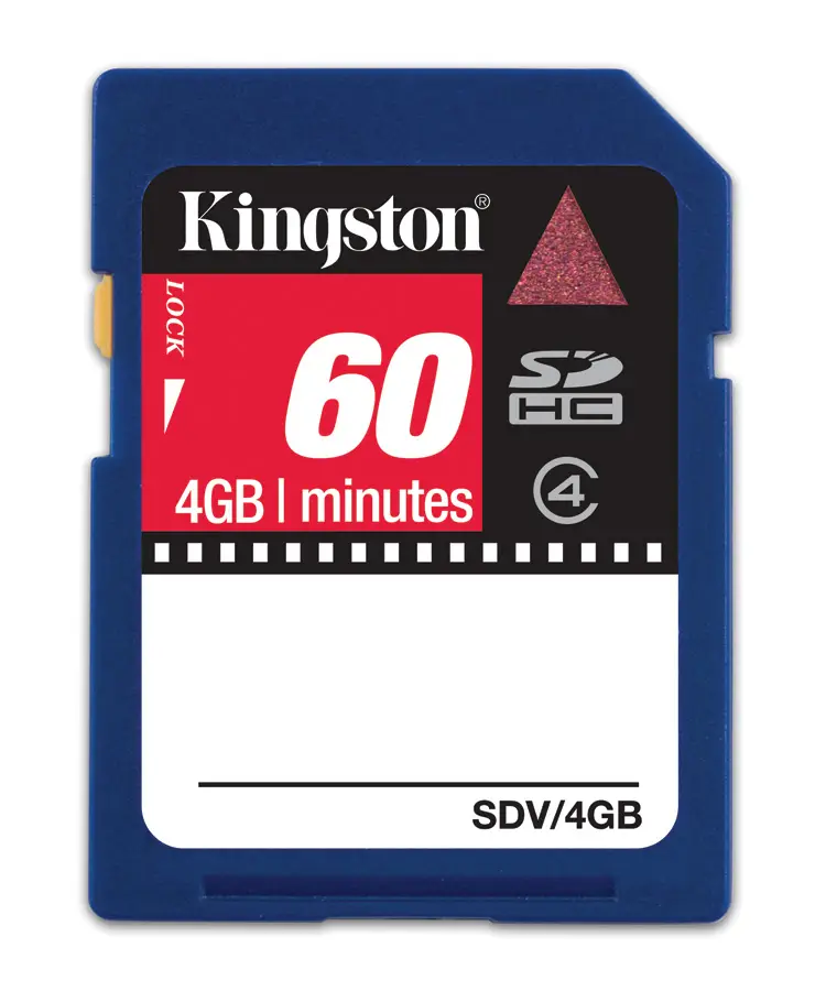 Kingston Technology 4GB SDHC SDV/4GB