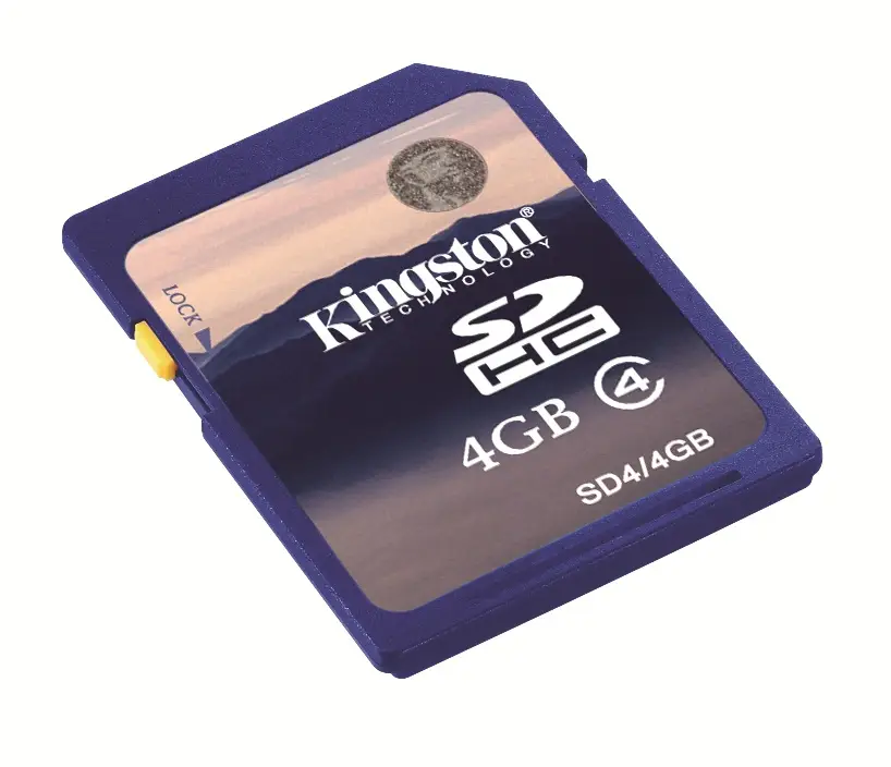 Kingston Technology 4GB SDHC Card SD4/4GB