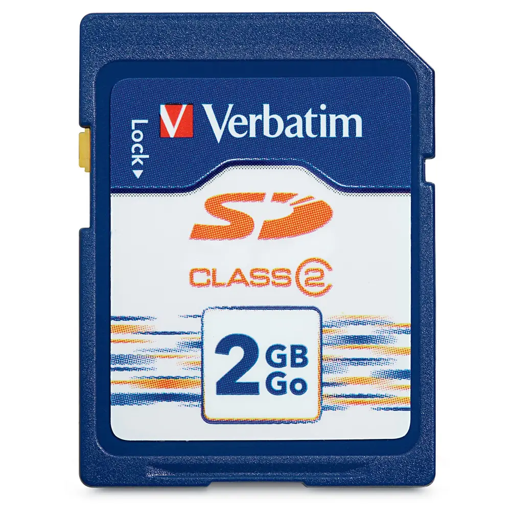 Verbatim 2GB SD Class 2 97301