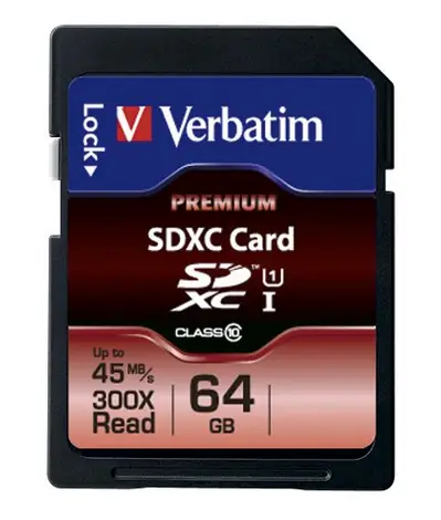 Verbatim 64GB SDXC SDXC64GJVB2