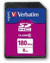 Verbatim HD Video SDHC 8GB 180 mins 44030