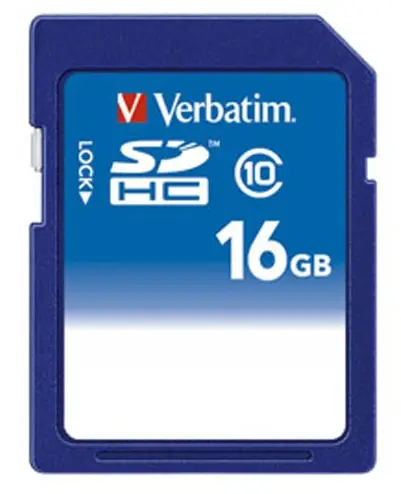 Verbatim SDHC, 16 GB SDHC16GJVB1