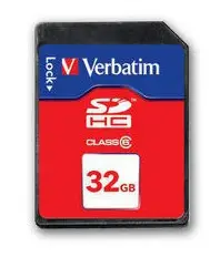 Verbatim SecureDigital SDHC Class 6 32GB 44023