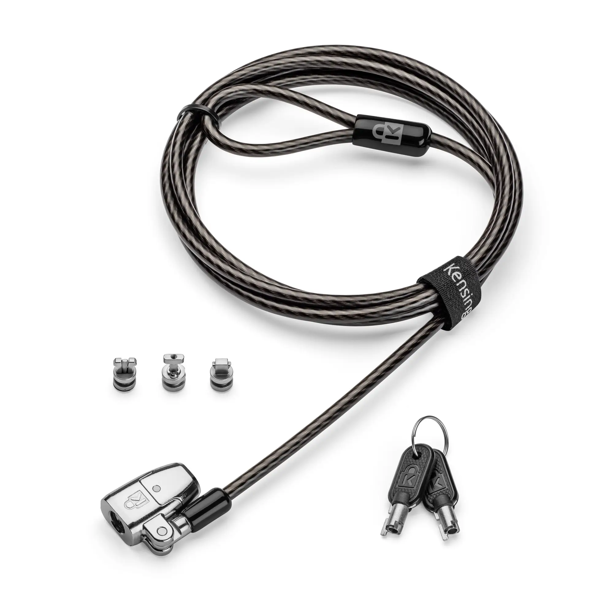 Kensington ClickSafe 2.0 3-in-1 Keyed Laptop Lock K68102WW