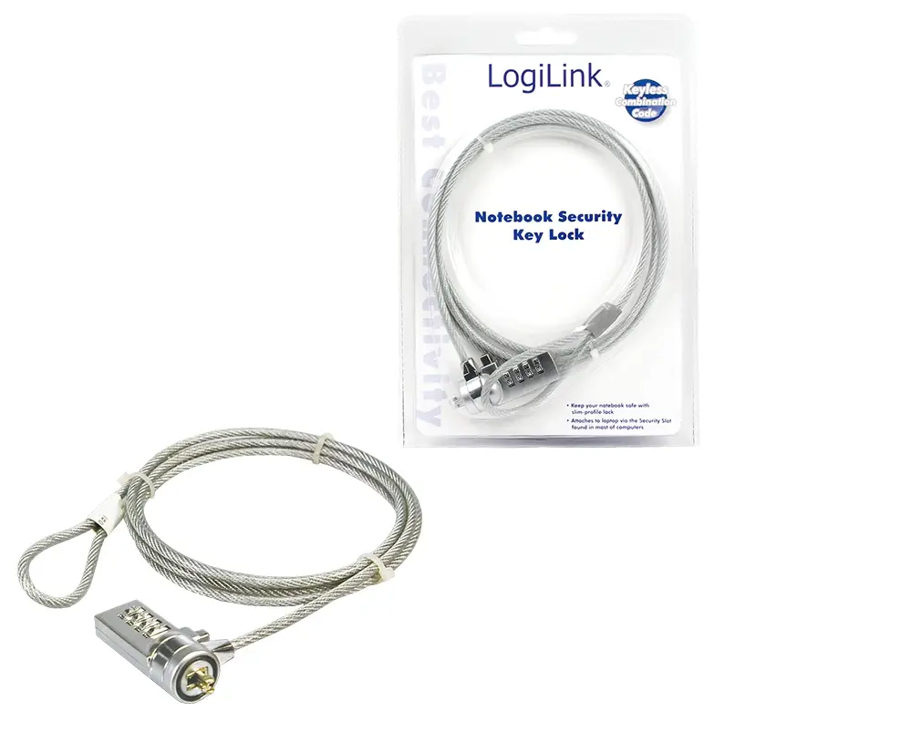 LogiLink Notebook Security Lock w/ Combination NBS002