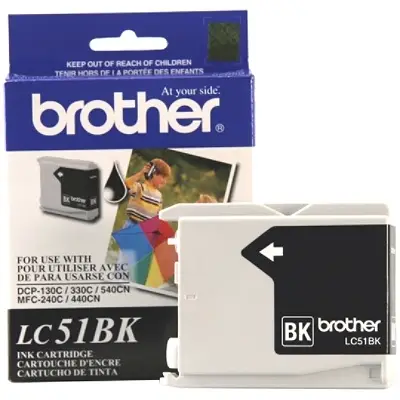 Brother Black High Capacity Ink Cartridge LC51HYBK