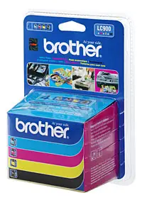 Brother LC-900 Ink Cartridge & BP61GLP Photo Paper LC900VB1P
