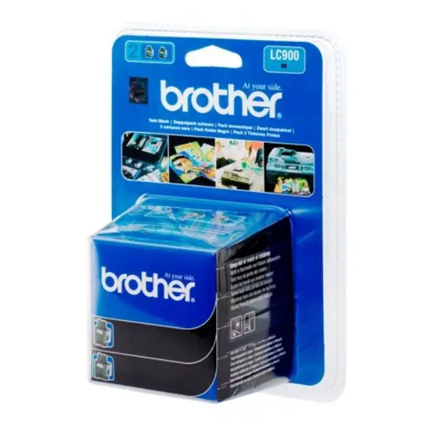Brother LC-900BK, 2-pack LC-900BKBP2DR