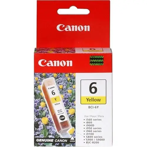 Canon BCI-6Y Yellow Ink Cartridge 4708A003