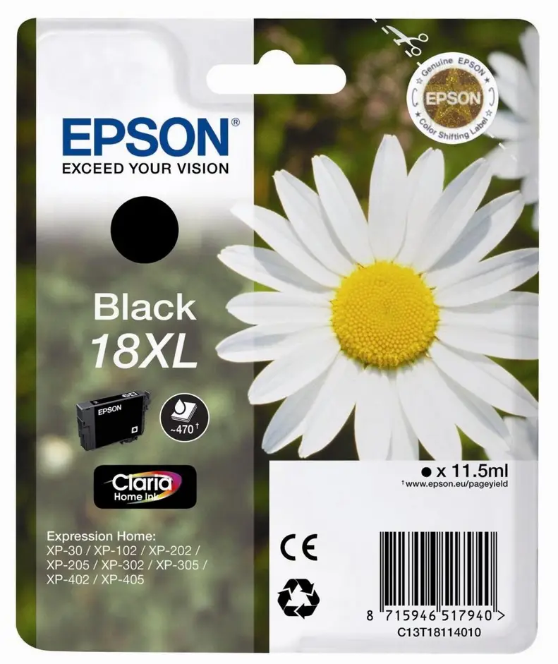 Epson Claria Home Mürekkep serisi C13T18114020
