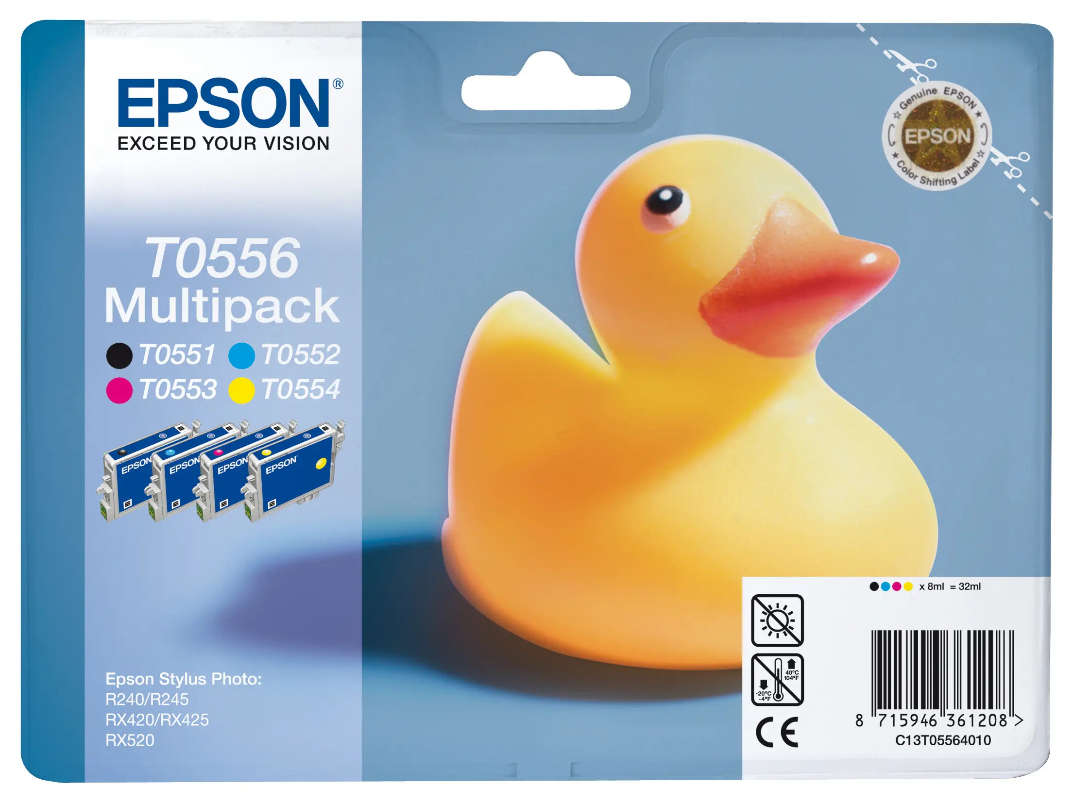 Epson Multipack 4-Coulered T0556 C13T05564020