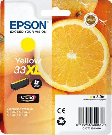 Epson 33XL Y C13T33644020