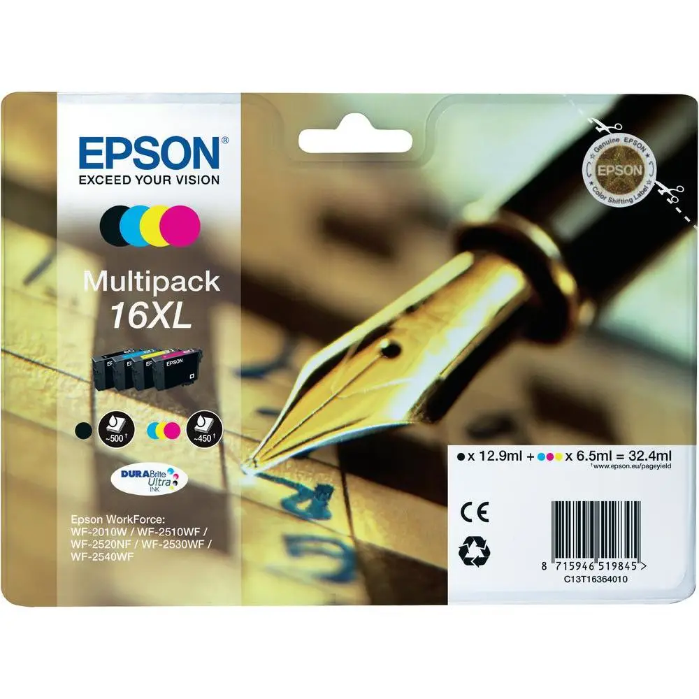 Epson 16XL Series 'Pen and Crossword' multipack C13T16364020