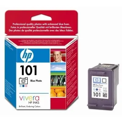 HP 101 Blue Photo Inkjet Print Cartridge with Vivera Inks C9365A