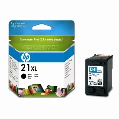 HP 21 Black Inkjet Print Cartridges, 10% Plus C9351DL