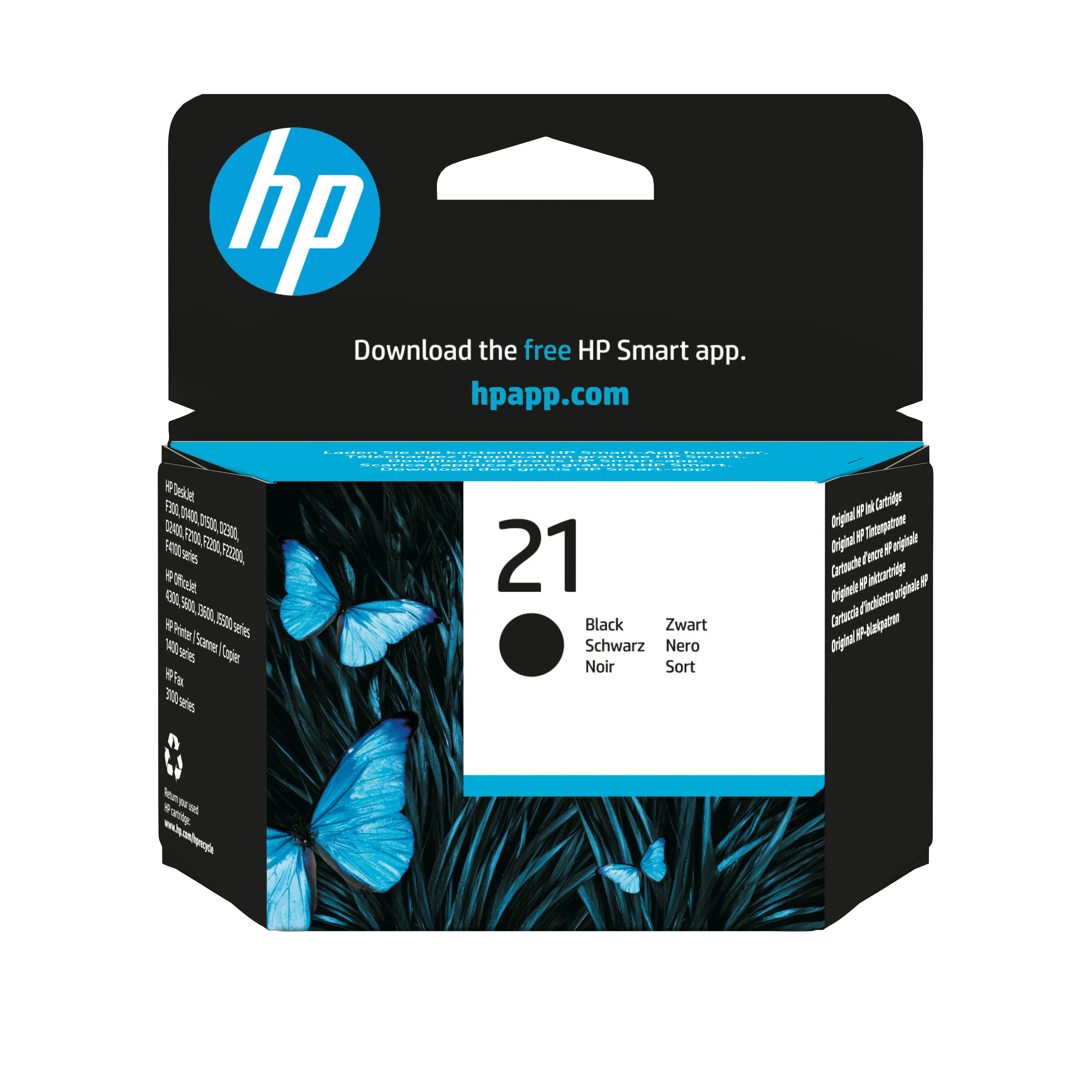 HP 21 Siyah Orijinal Mürekkep Kartuşu C9351AE