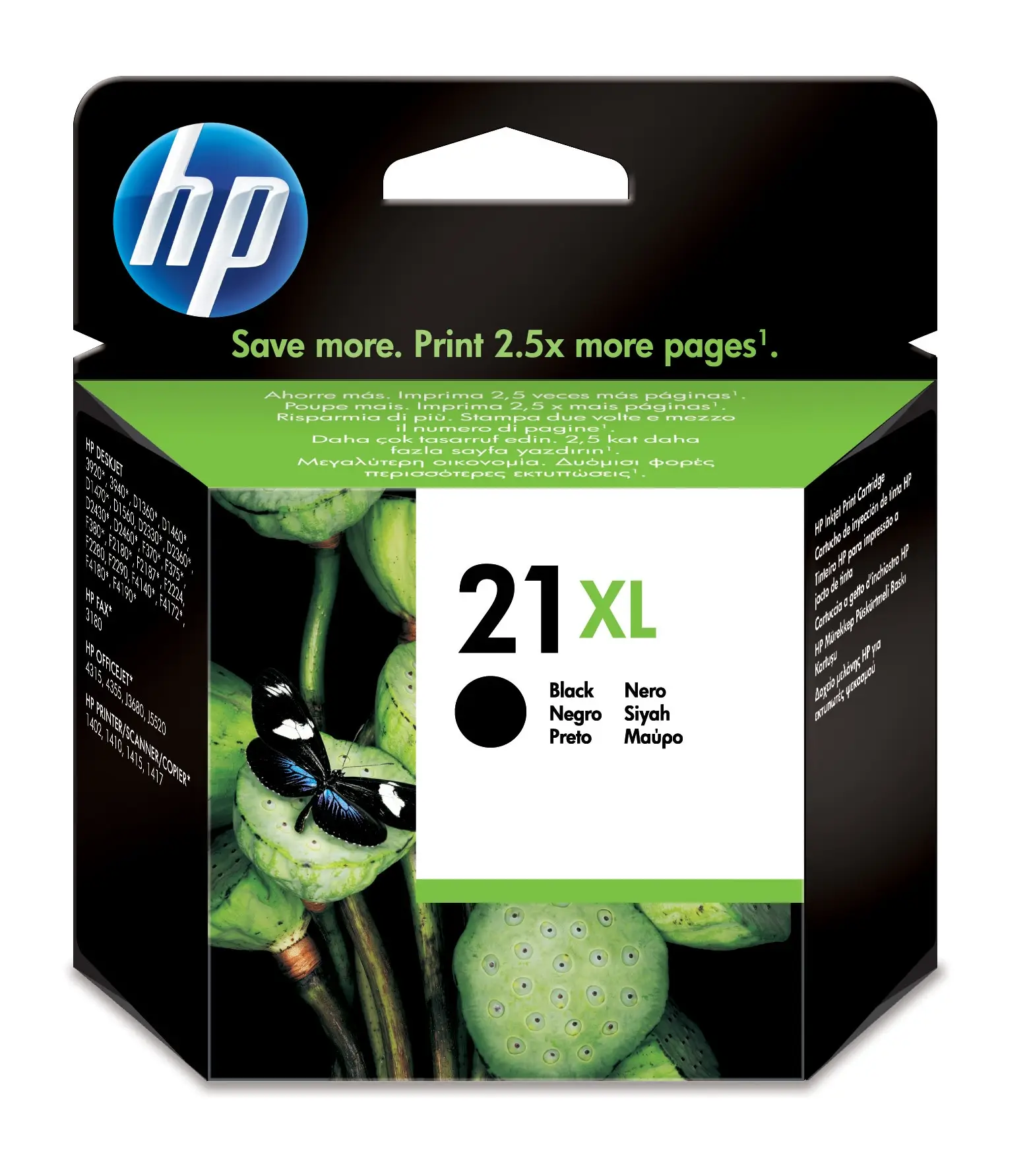HP 21XL Yüksek Kapasiteli Siyah Orijinal Mürekkep Kartuşu C9351CE