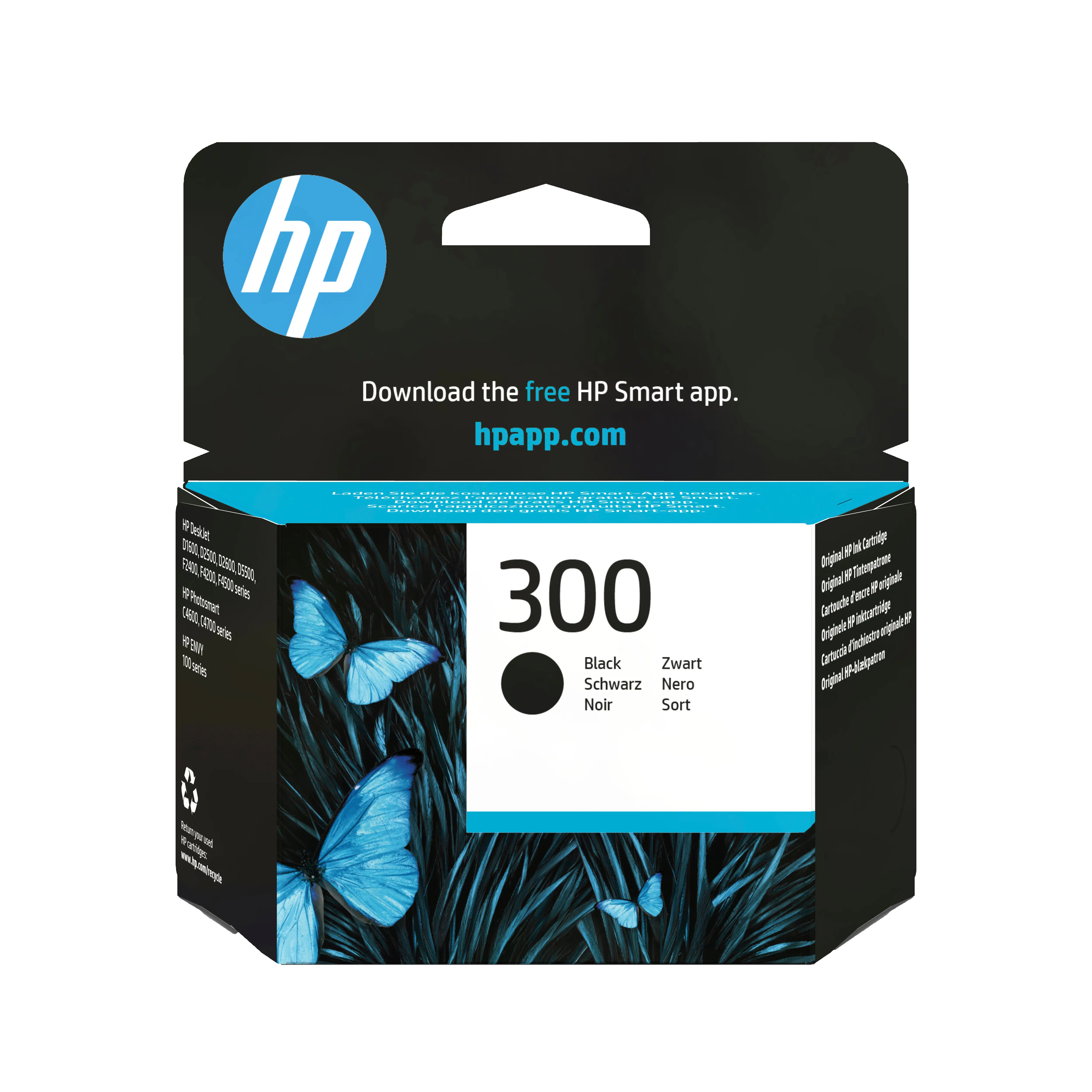 HP 300 Siyah Orijinal Mürekkep Kartuşu CC640EE