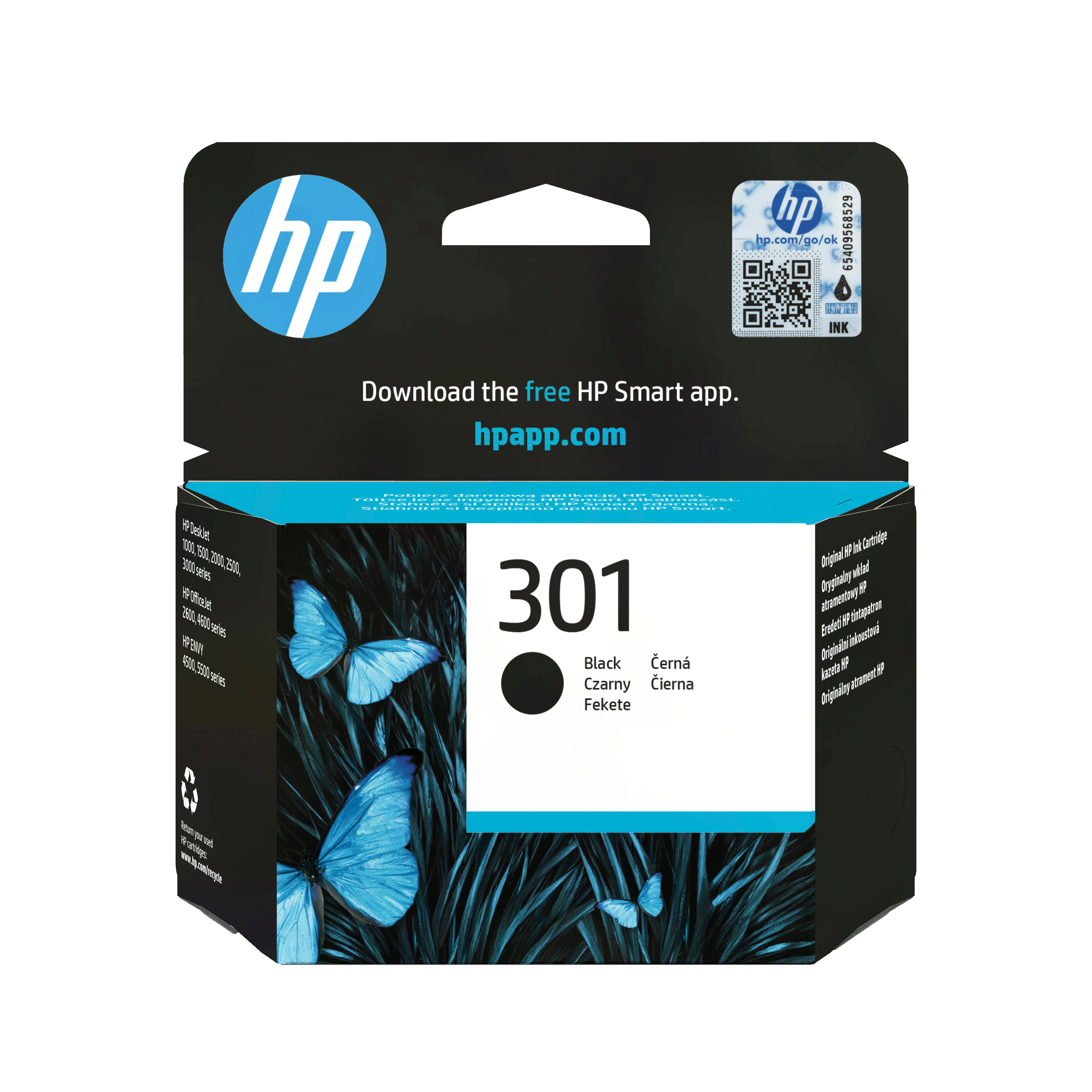 HP 301 Siyah Orijinal Mürekkep Kartuşu CH561EE