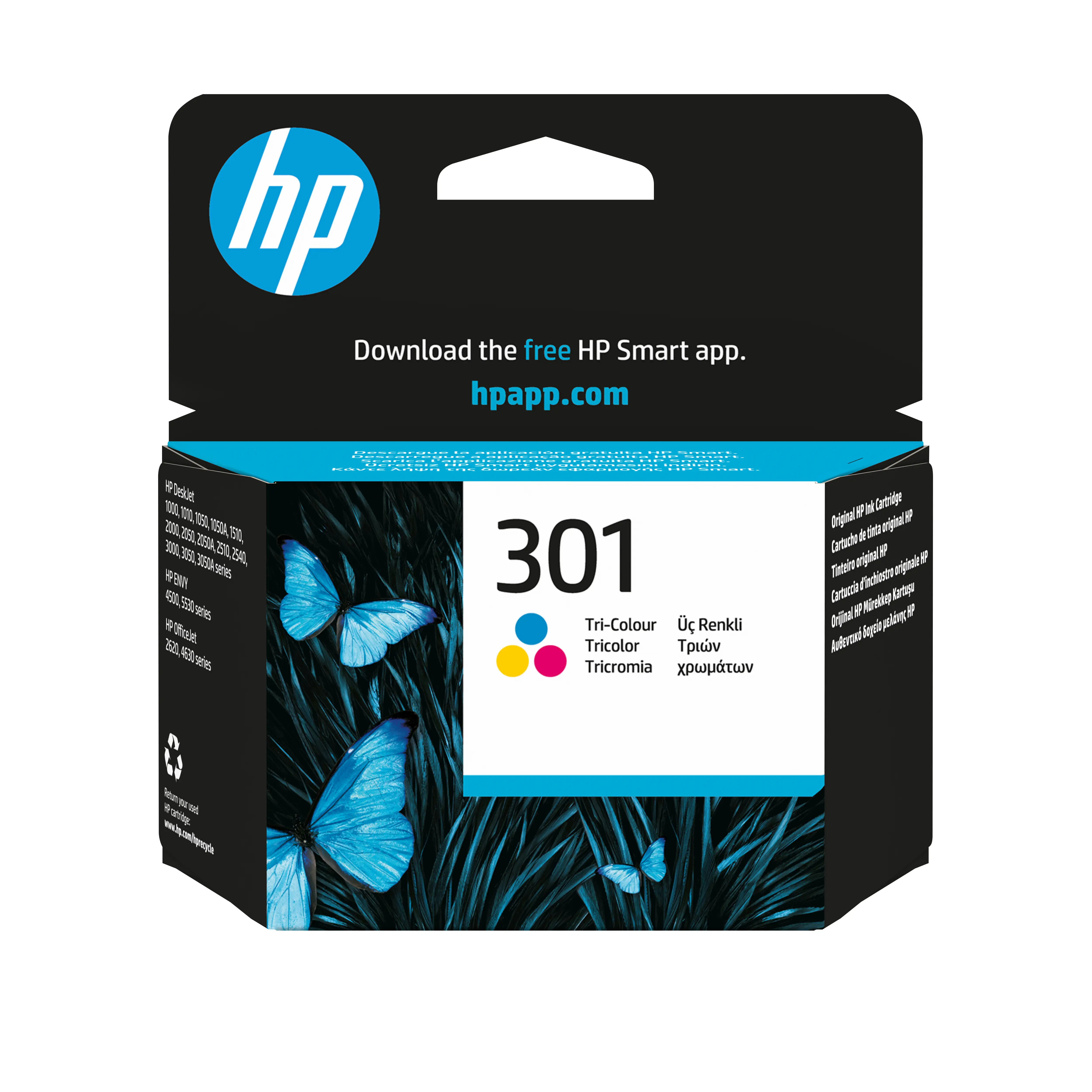 HP 301 Üç Renkli Orijinal Mürekkep Kartuşu CH562EE
